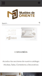 Mobile Screenshot of mueblesdeoriente.com