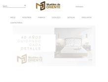 Tablet Screenshot of mueblesdeoriente.com